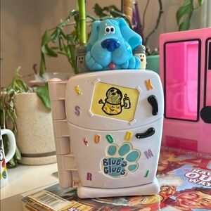 Vintage 1999 Blue's clues Interactive Fridge Toy working